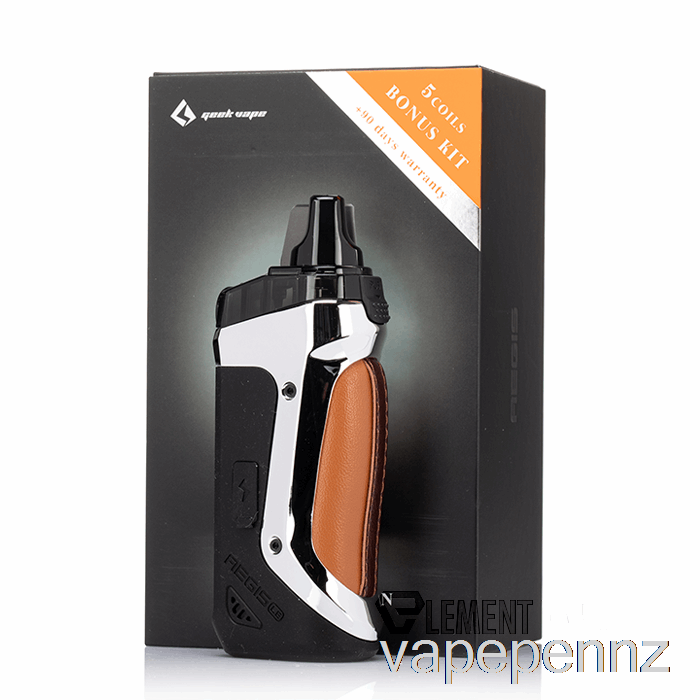 Geek Vape AEGIS BOOST 40W Pod Mod Kit LE Bonus Kit - Silver VAPE NZ